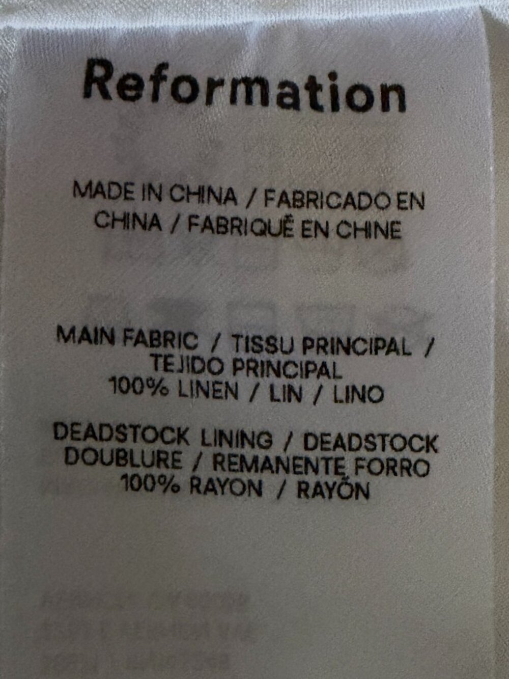 Reformation Kieryn Linen floral embroidery white midi dress Sz 12 - Picture 15 of 15